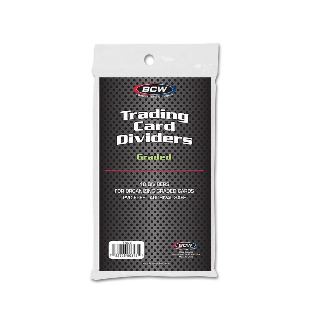 BCW Graded Trading Card Dividers — BCW Graded Trading Card Dividers