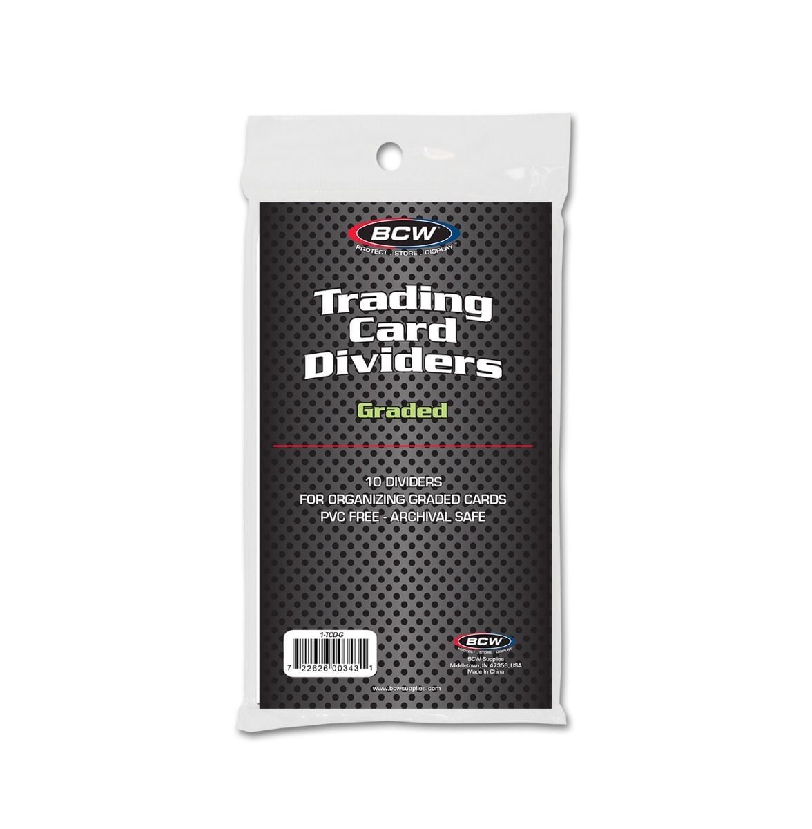 BCW Graded Trading Card Dividers — BCW Graded Trading Card Dividers product view 1
