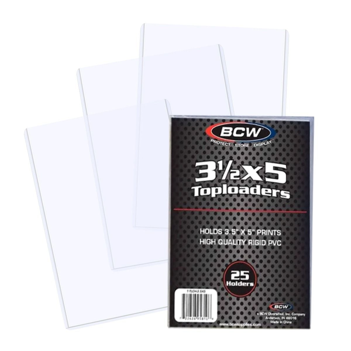 BCW 3.5x5 Topload Holders 25 Count for Photos and Index Cards