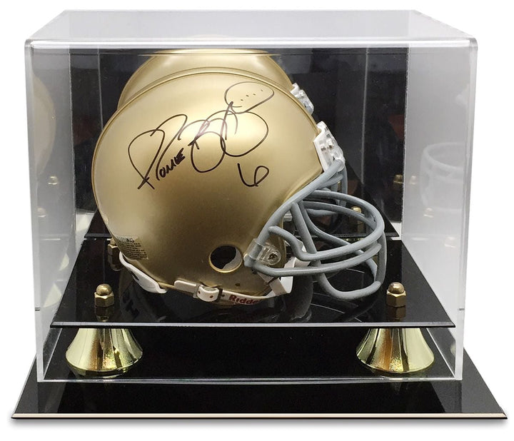 BCW Mini Helmet Display Case — Mirrored Back Acrylic