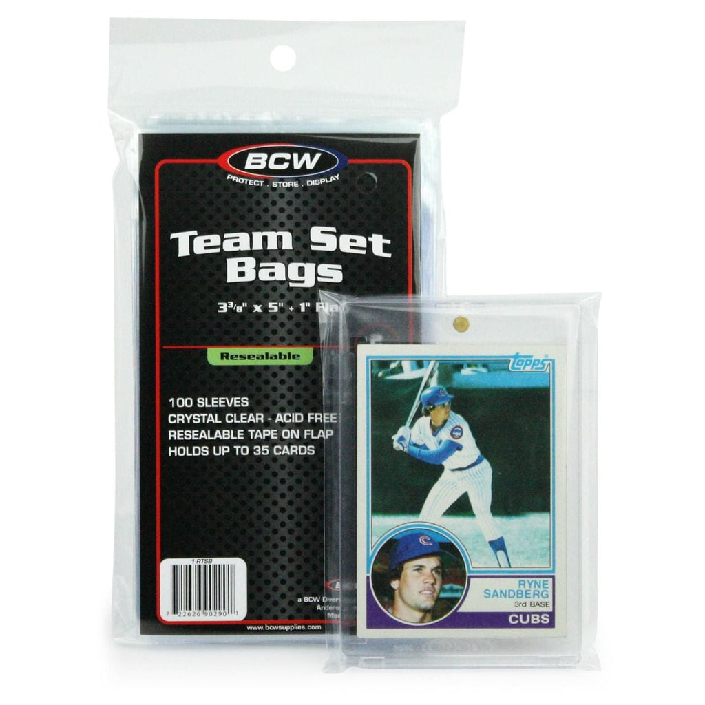 BCW Resealable Team Set Bags product view 2