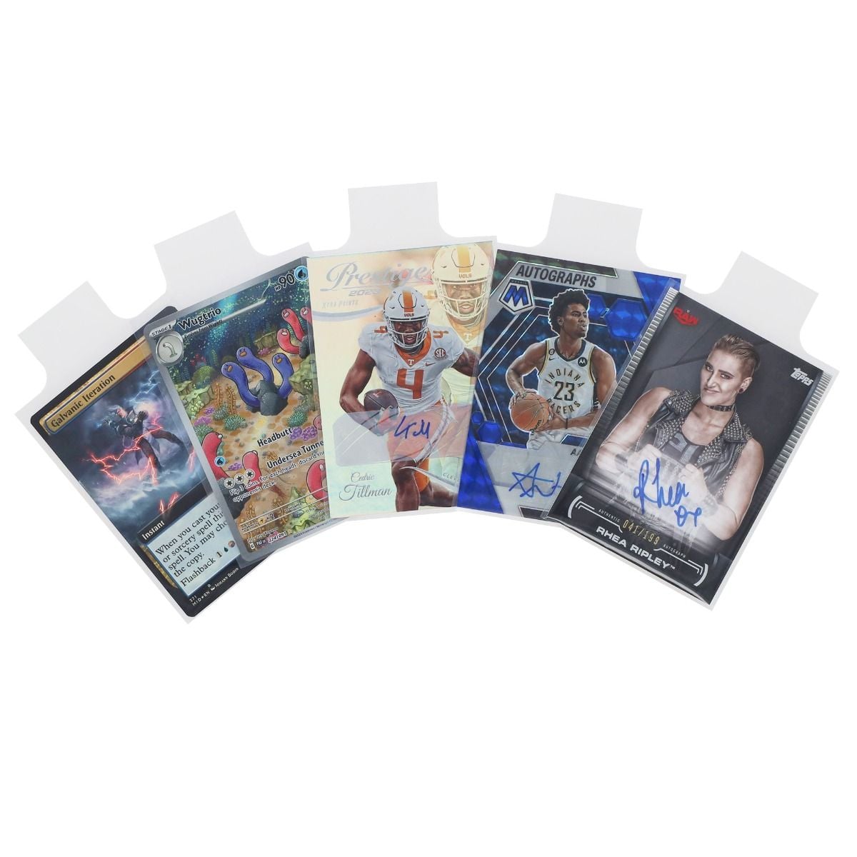 BCW Tabbed Card Sleeves — 100 Pack