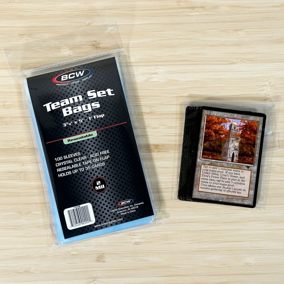 BCW Resealable Team Set Bags product view 4