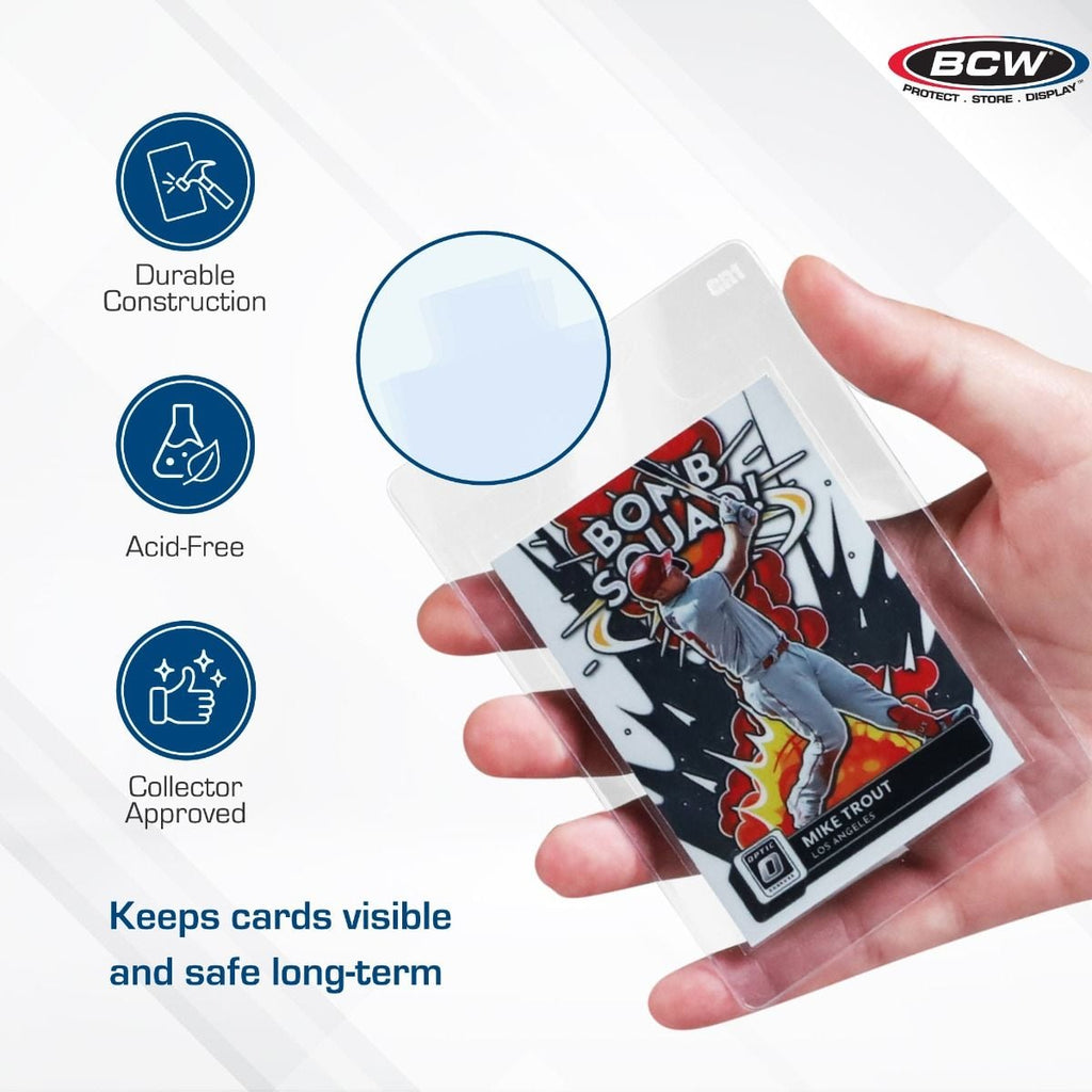 BCW Tabbed Card Sleeves — 100 Pack