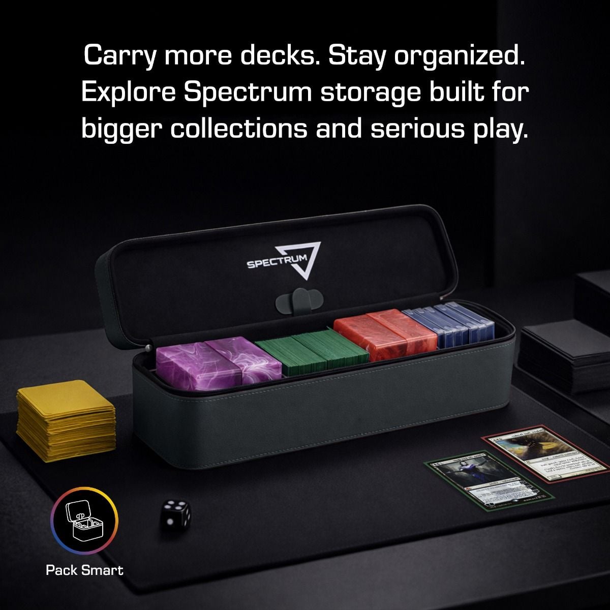 BCW Prism Deck Case Array Black product view 8