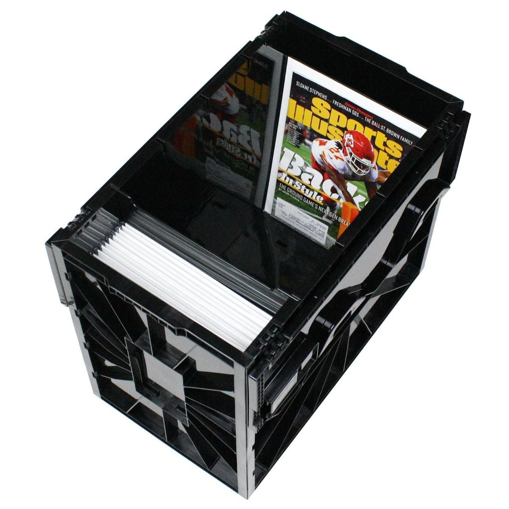 BCW Graded Comic Book Storage Bin — Black Slab Organizer for CGC & CBCS