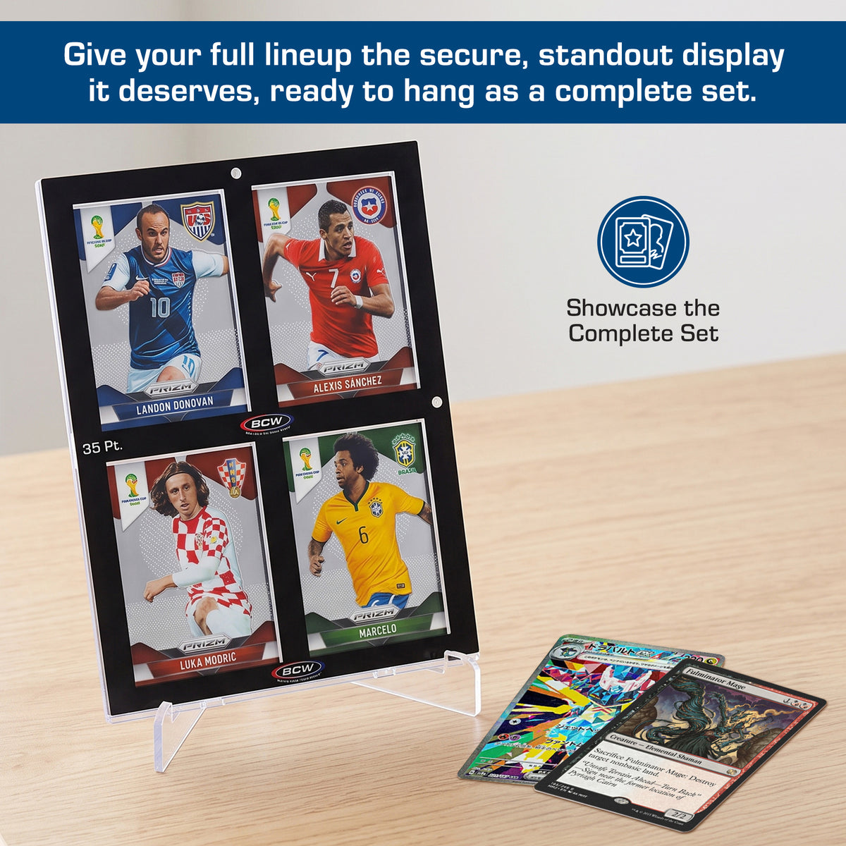 4-card 35 PT black-border magnetic holder product graphic 5