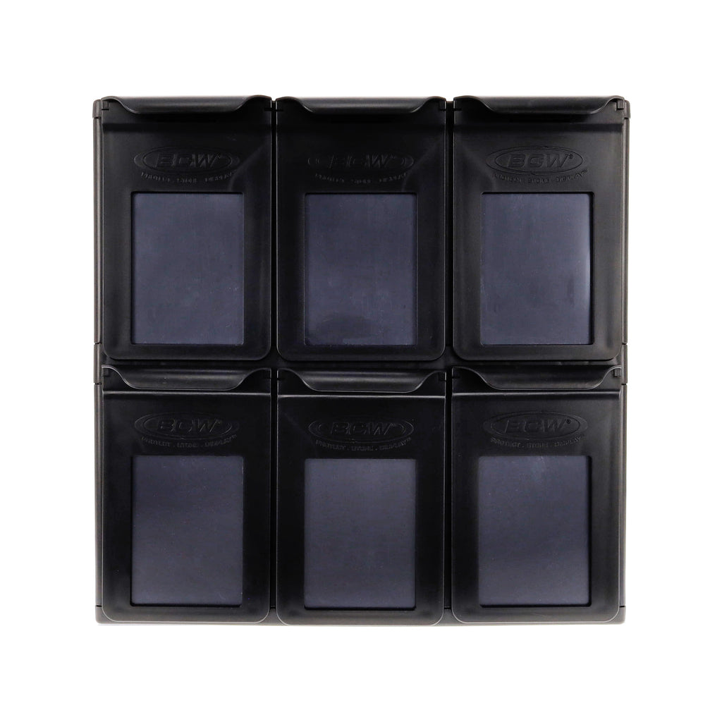 BCW 6-drawer graded card cabinet — front