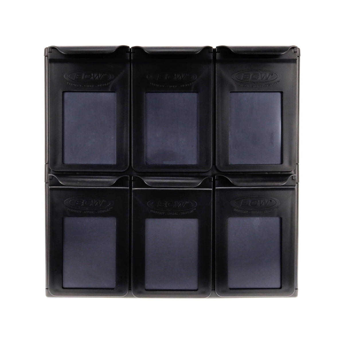 BCW 6-drawer graded card cabinet — front