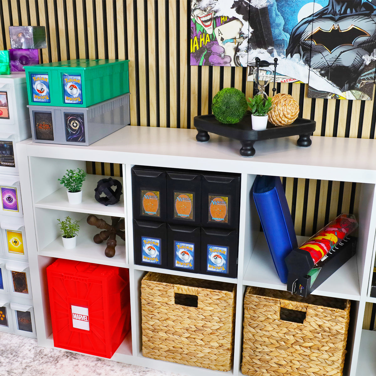 BCW 6-drawer graded card cabinet — lifestyle1