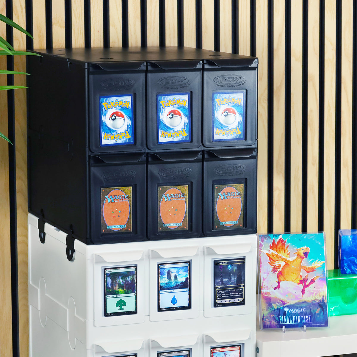 BCW 6-drawer graded card cabinet — lifestyle10