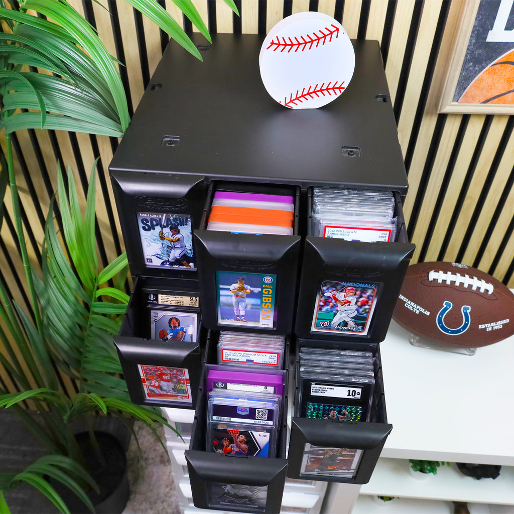 BCW 6-drawer graded card cabinet — lifestyle6