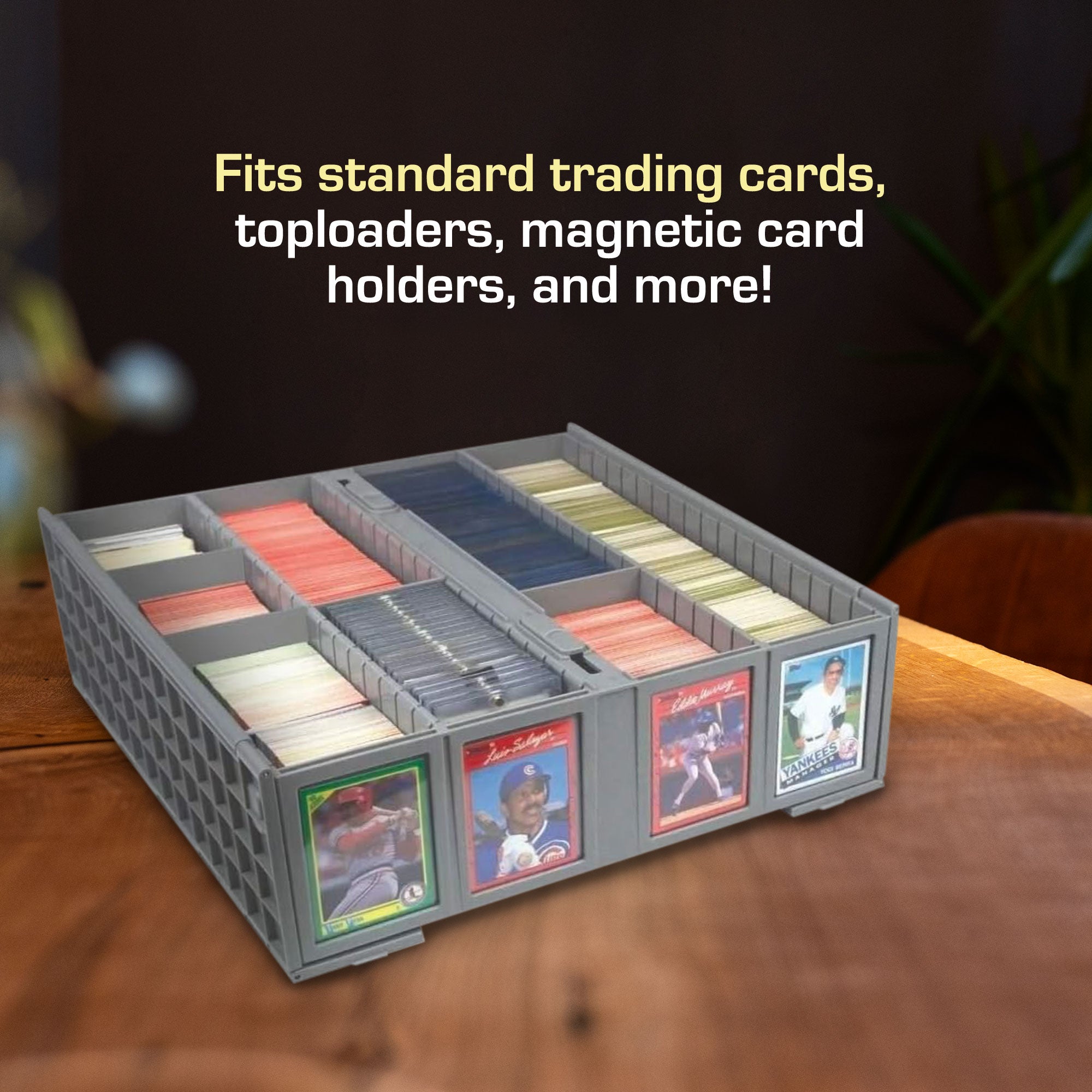BCW Collectible Card Bin 3200 - Gray