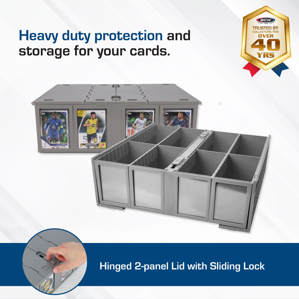 BCW Collectible Card Bin 3200 - Gray
