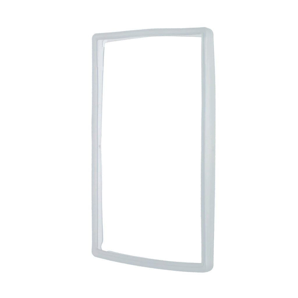 Close view of one translucent BCW comic slab bumper