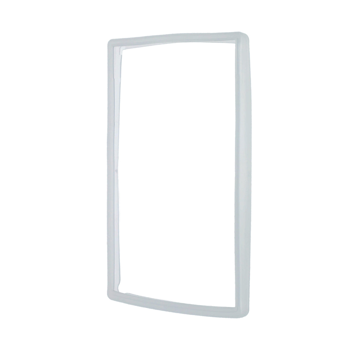 Close view of one translucent BCW comic slab bumper