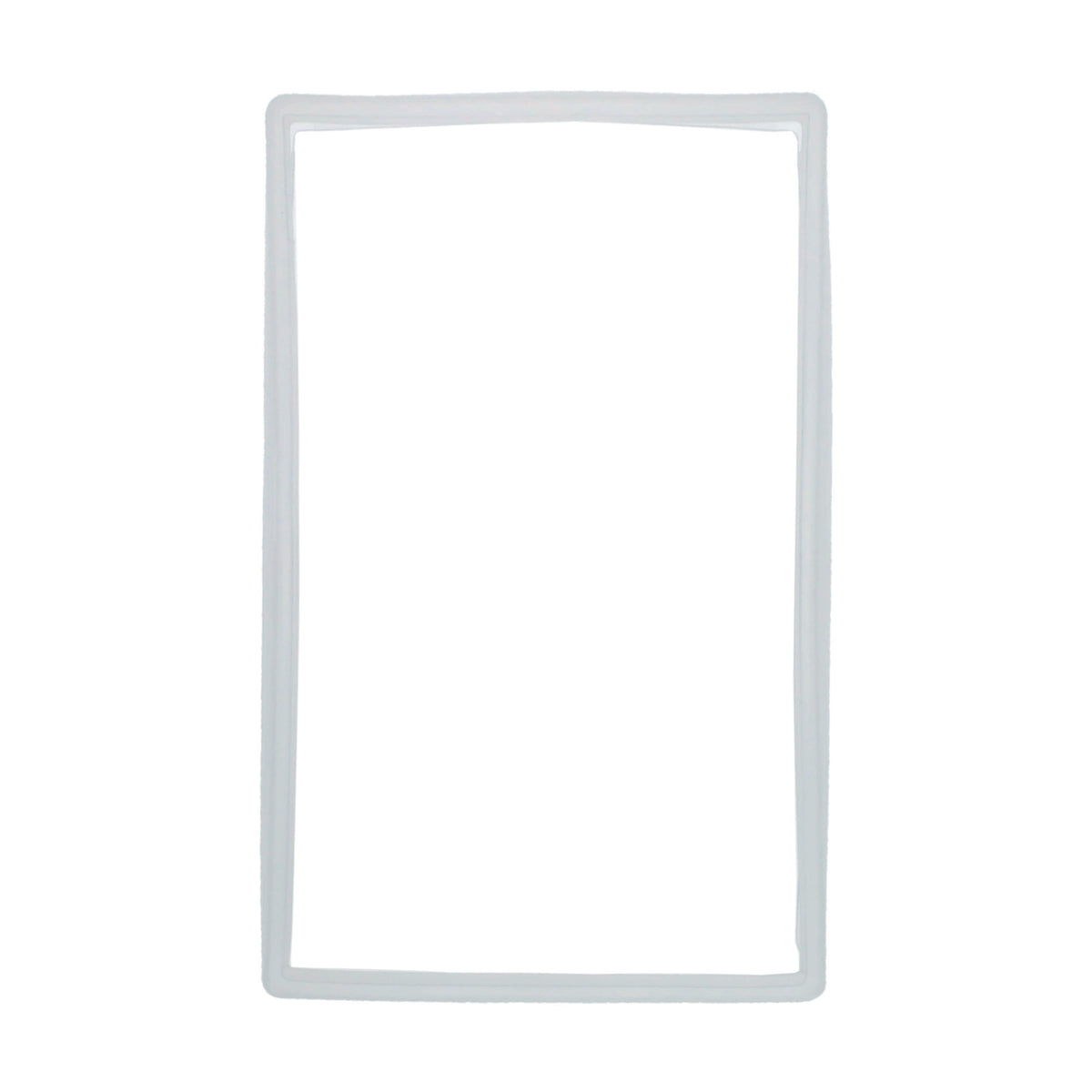 Front view of a single translucent BCW comic slab bumper