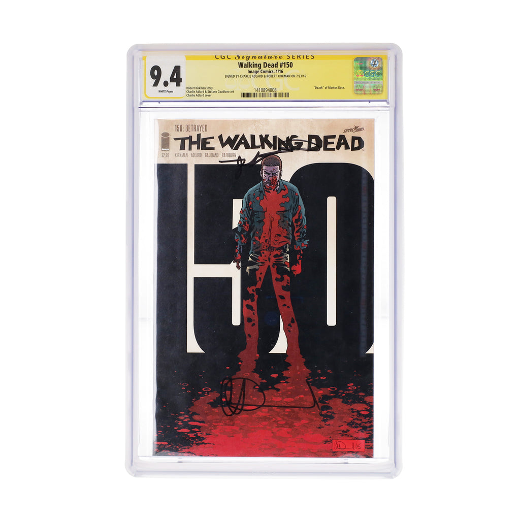 Graded comic in a slab fitted with translucent BCW bumpers
