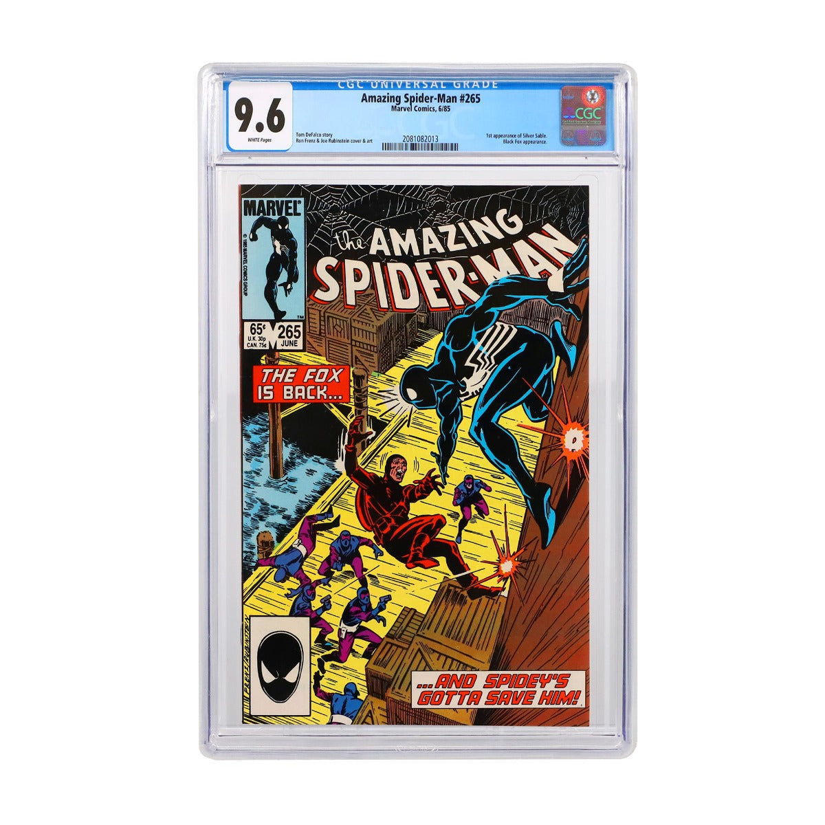 Single translucent BCW comic slab bumper shown against white