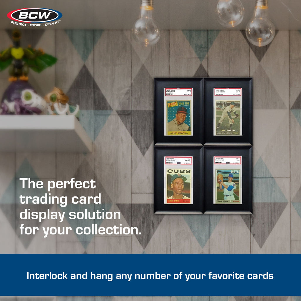 BCW Interlocking Graded Card Frames Black product details