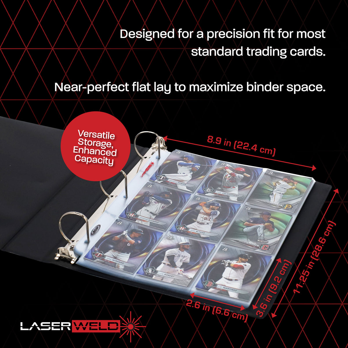 BCW LaserWeld 9-pocket pages product information