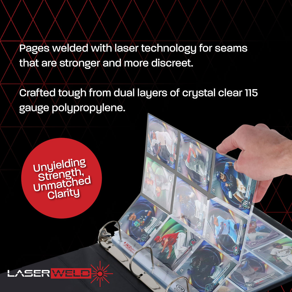 BCW LaserWeld 9-pocket pages product information