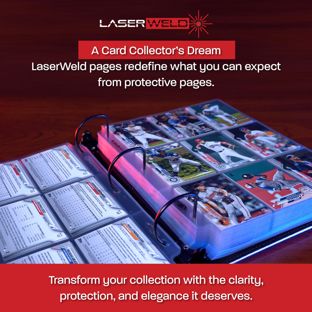 BCW LaserWeld 9-pocket pages product information