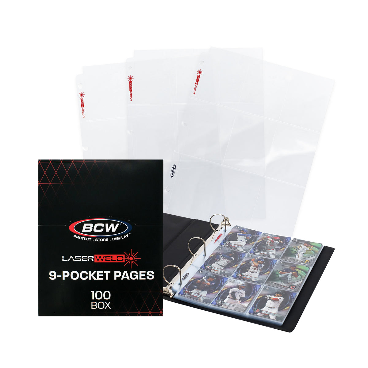 BCW LaserWeld 9-Pocket Pages 100 Count product photo