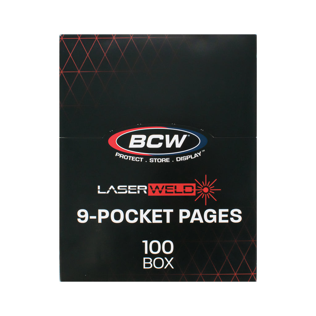 BCW LaserWeld 9-Pocket Pages package front