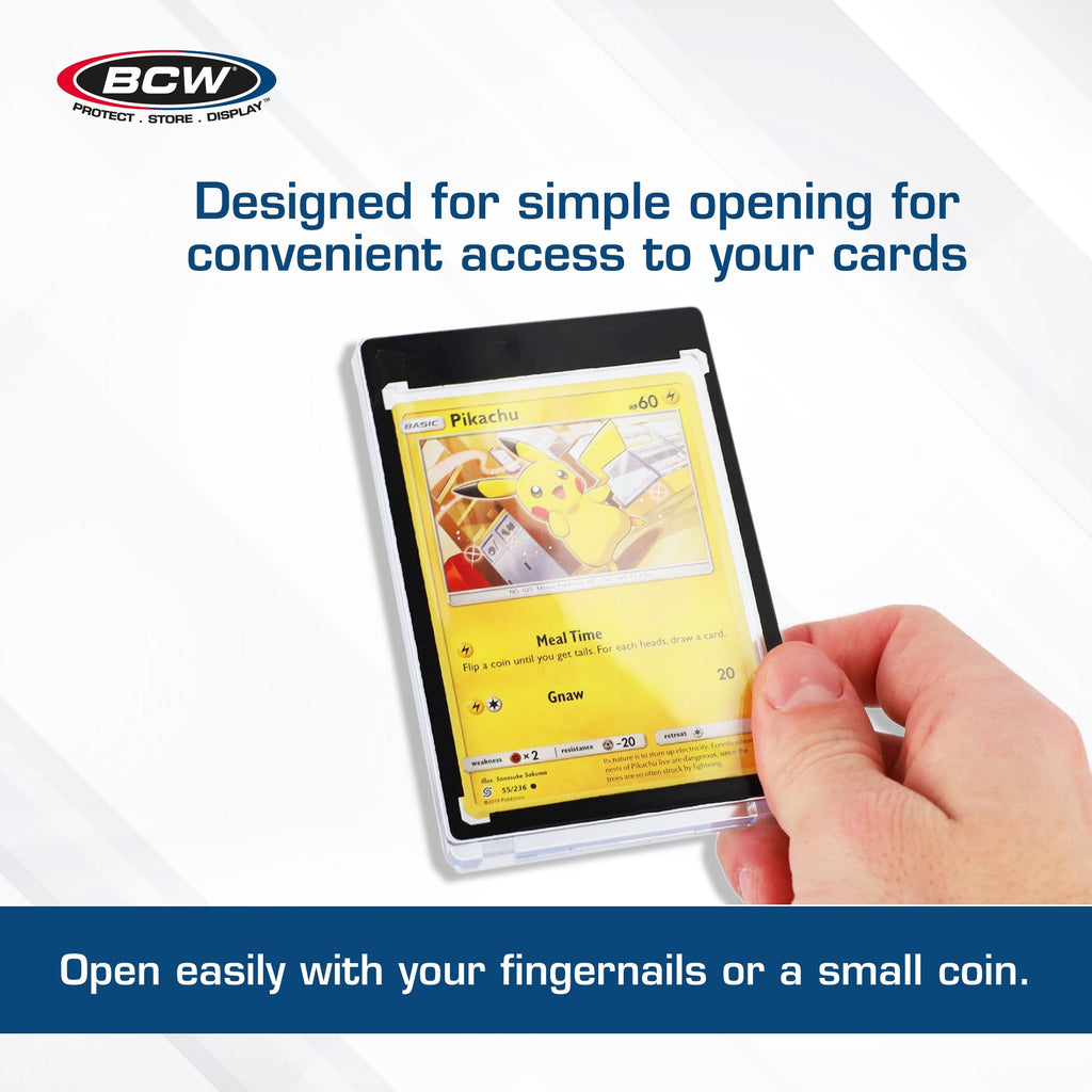 BCW 35 PT black-border magnetic card holder — Info 3