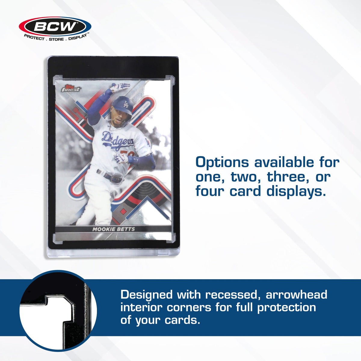 BCW 35 PT black-border magnetic card holder — Info 4
