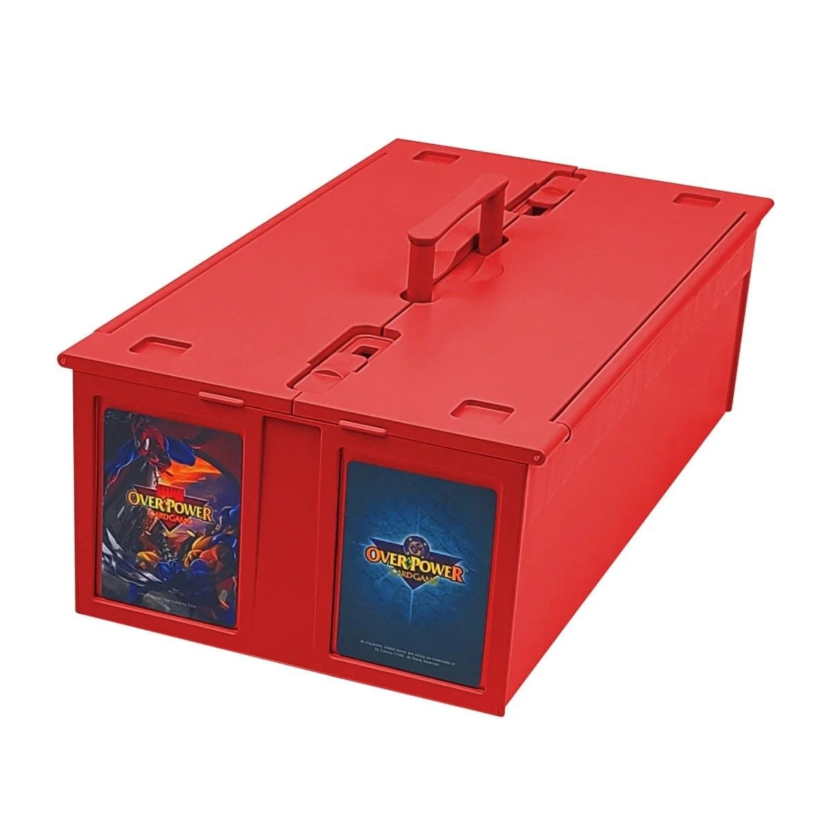 Official BCW 1600-count card storage bin, red; product image 2