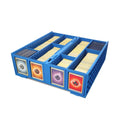 Official BCW 3200-count card storage bin, blue; product image 1
