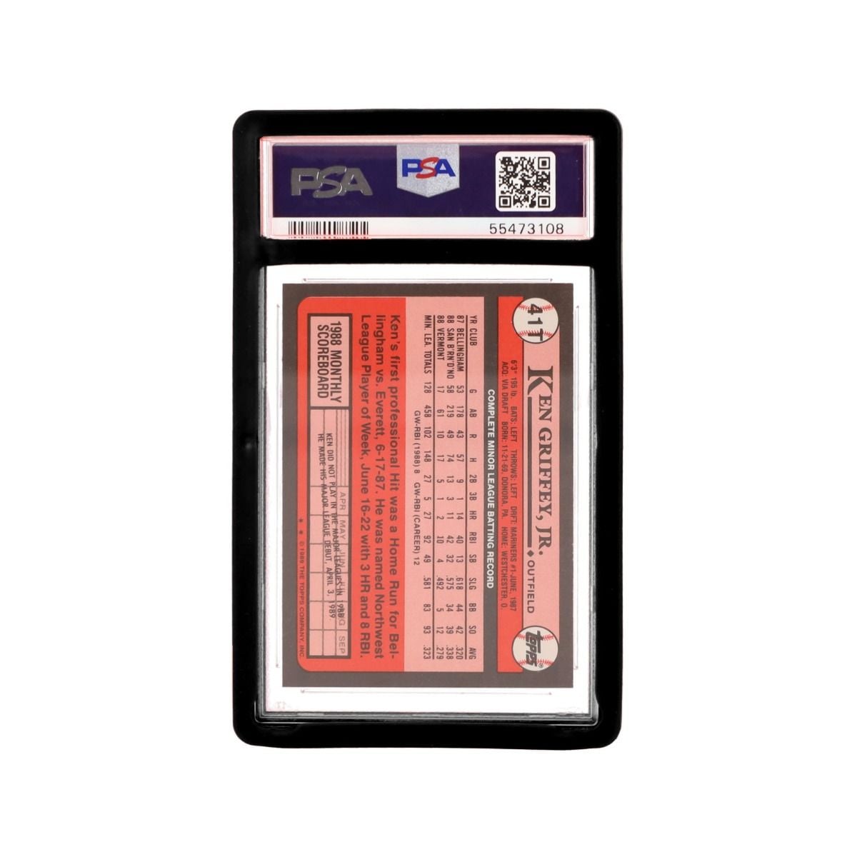 BCW PSA Slab Bumper Guards — Black 6 Pack for Graded Card Protection