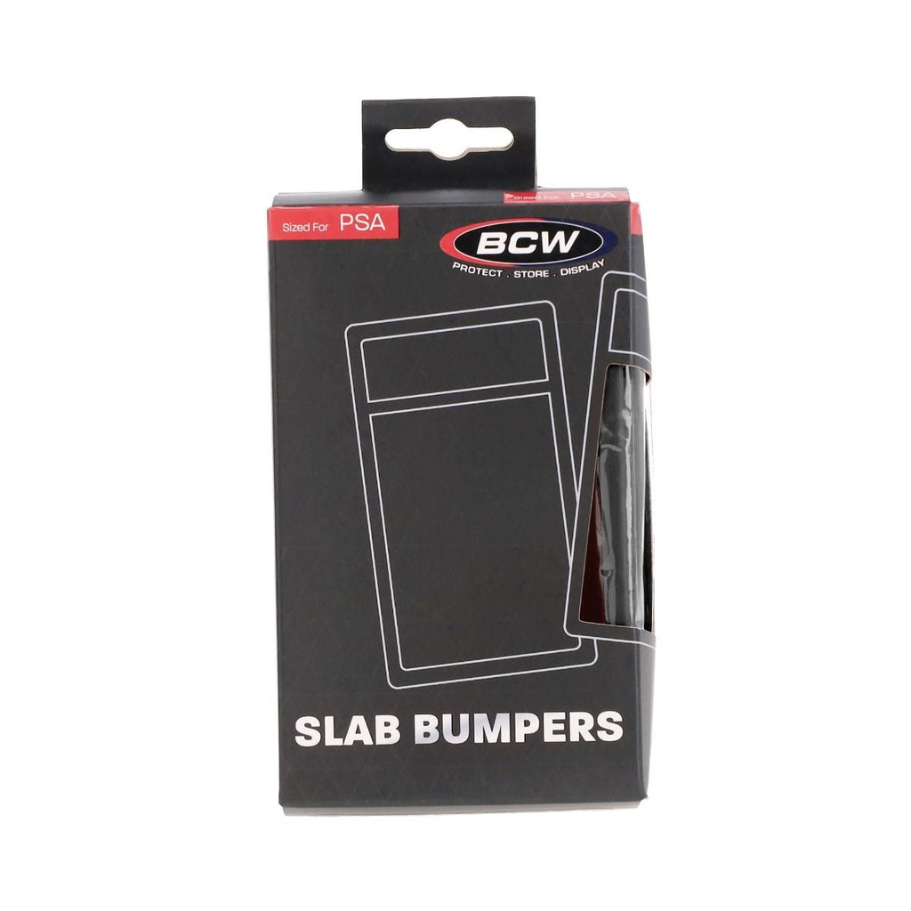 BCW PSA Slab Bumper Guards — Black 6 Pack for Graded Card Protection
