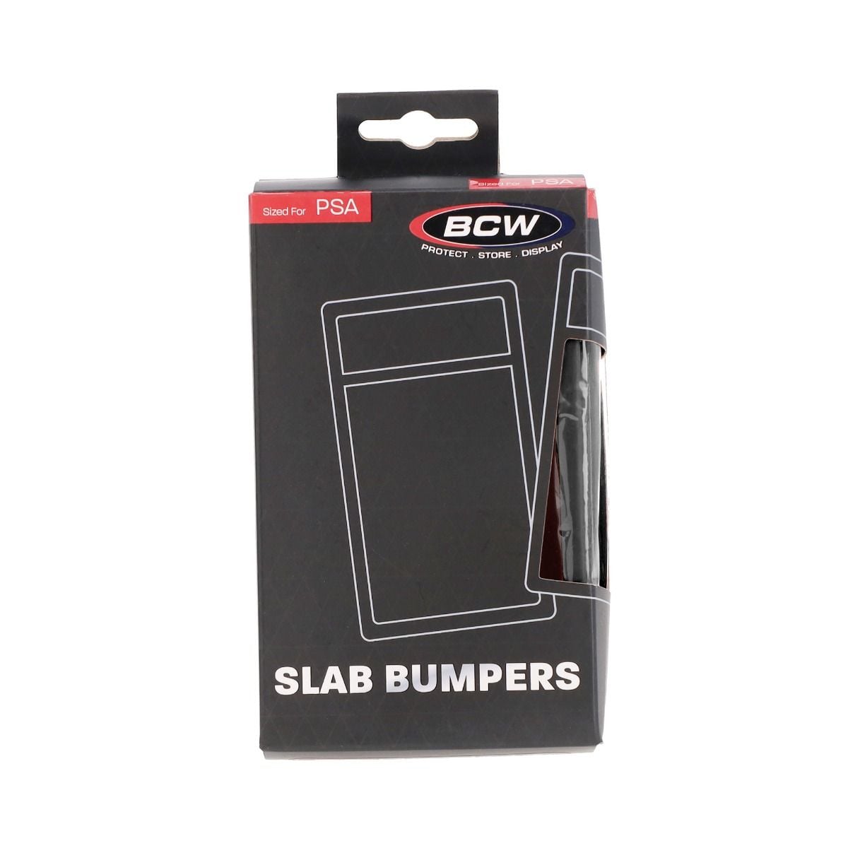 BCW PSA Slab Bumper Guards — Black 6 Pack for Graded Card Protection