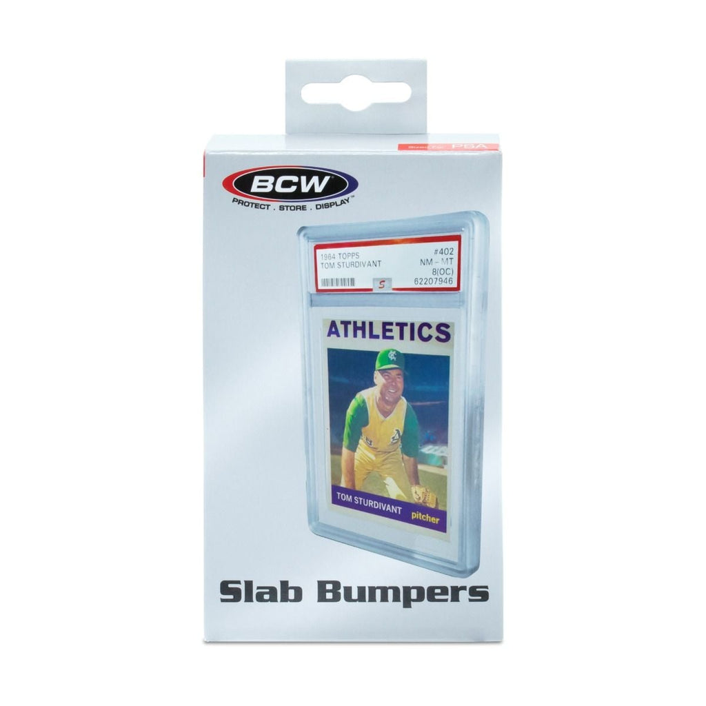 BCW PSA Slab Bumper Guards — Clear 6 Pack for Graded Card Protection