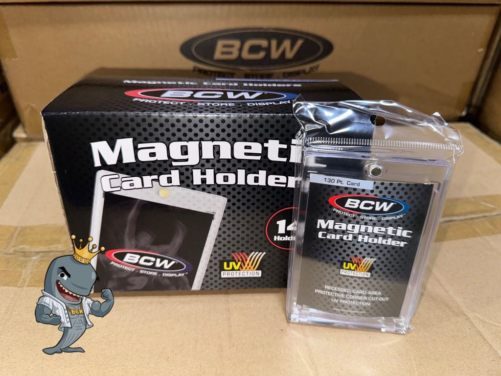 BCW 130 PT magnetic card holder 14-count pack