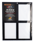 BCW 4-card 35 PT black border holder packaging