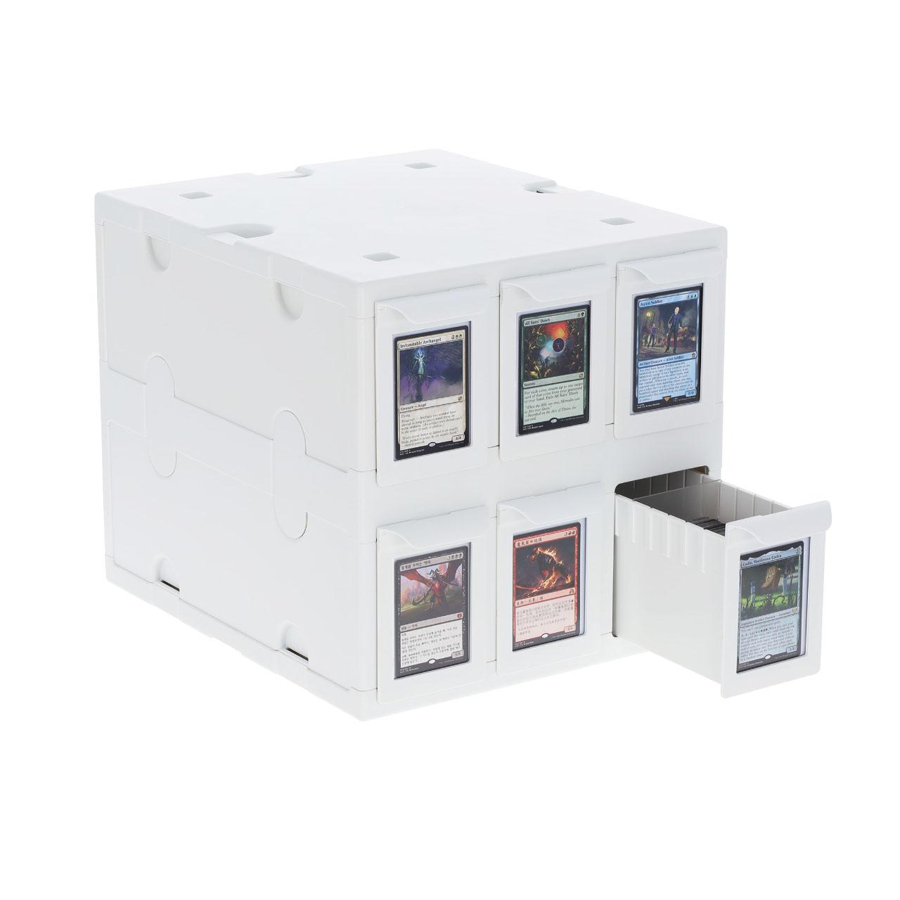 BCW 6-Drawer Card Catalog - White