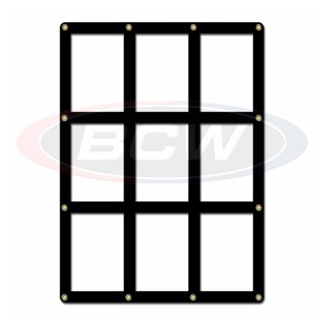 BCW 9-card screwdown holder detail view — one of two included in the 2-pack