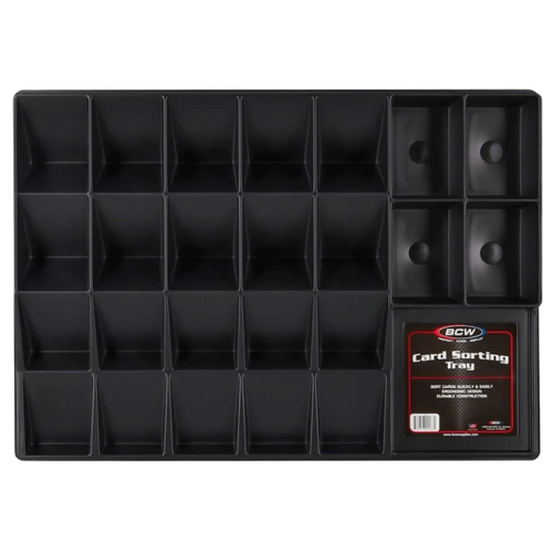 BCW Card Sorting Tray 24 Cells for Trading Card Sorting Organization
