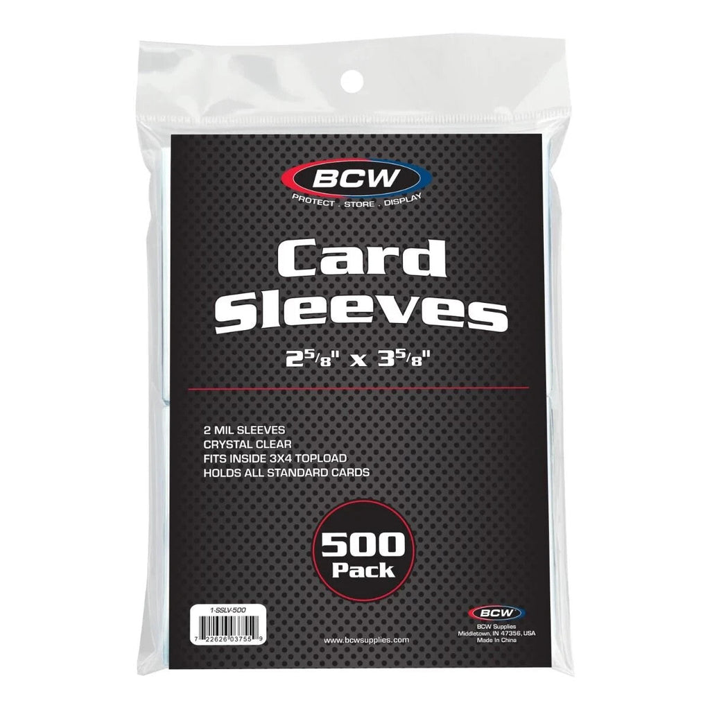 BCW 500-count standard card sleeves