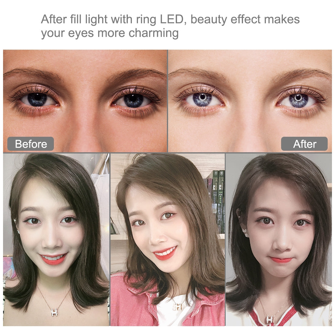 PULUZ PKT3072B 10.2 inch LED ring light image 7