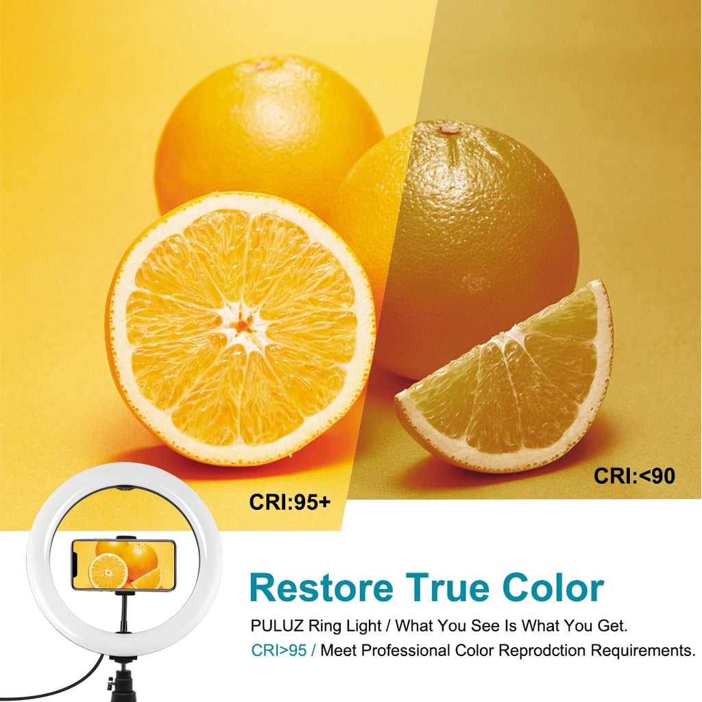 PULUZ PKT3072B 10.2 inch LED ring light image 8