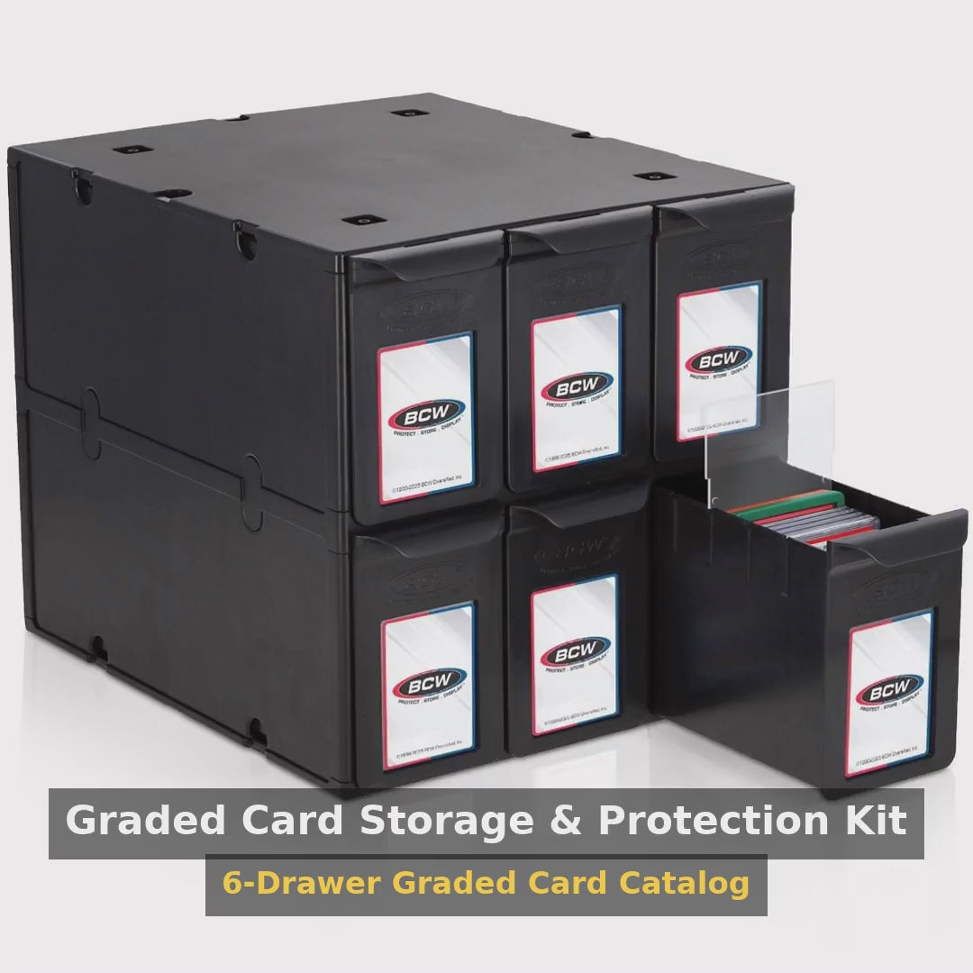 Graded Card Storage & Protection Kit product video