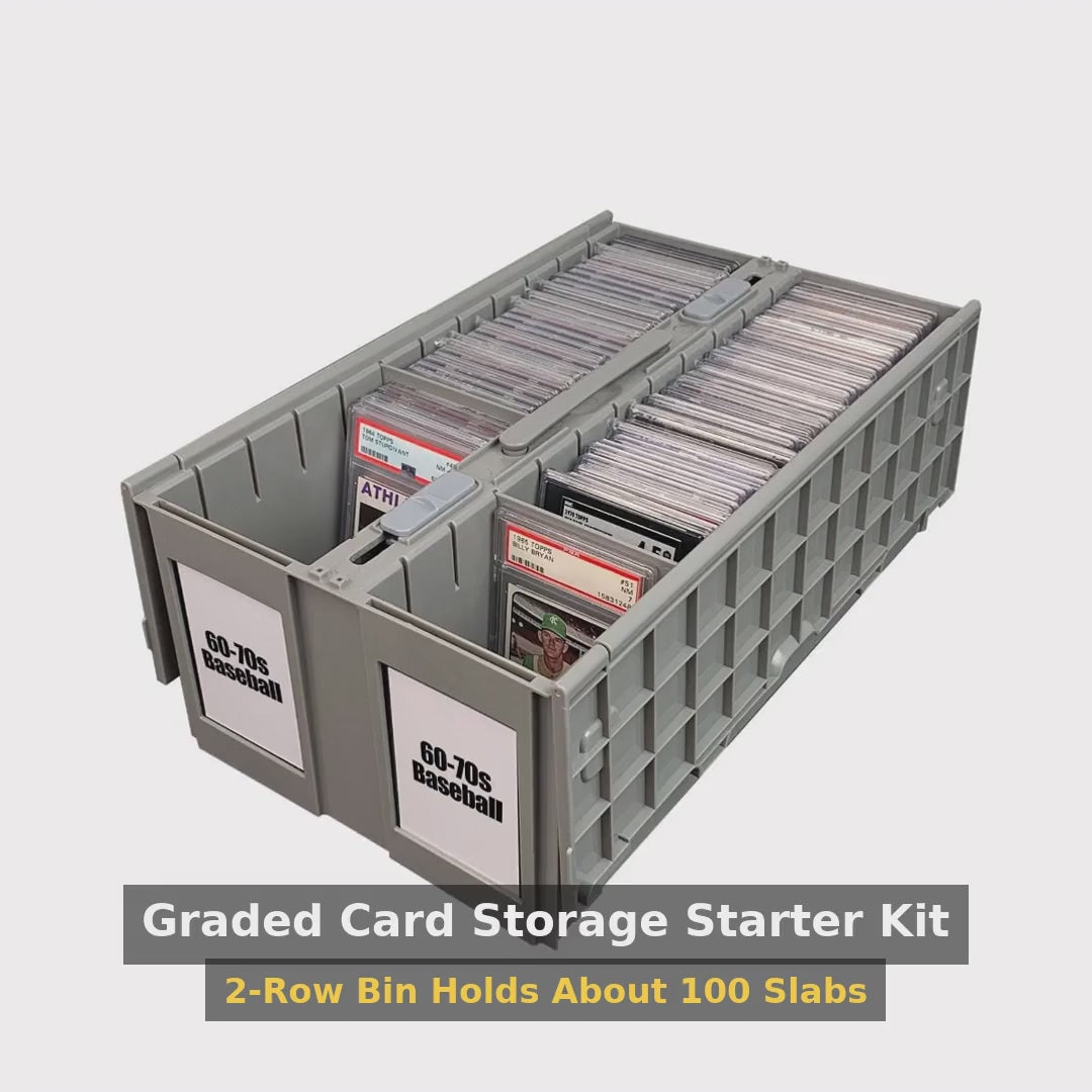 Graded Card Storage Starter Kit product video