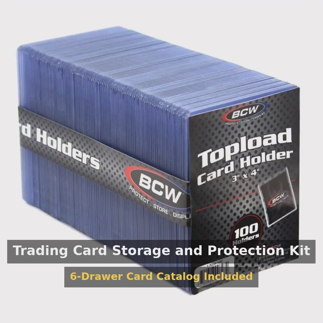 Trading Card Storage and Protection Starter Kit product video