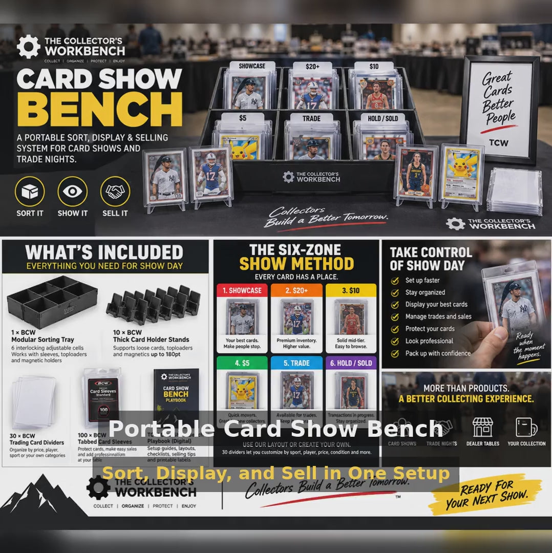 Portable Card Show Bench product video