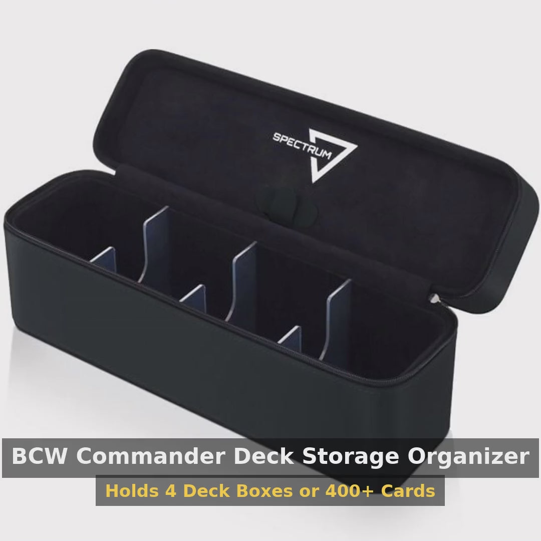 BCW Commander Deck Storage Organizer product video